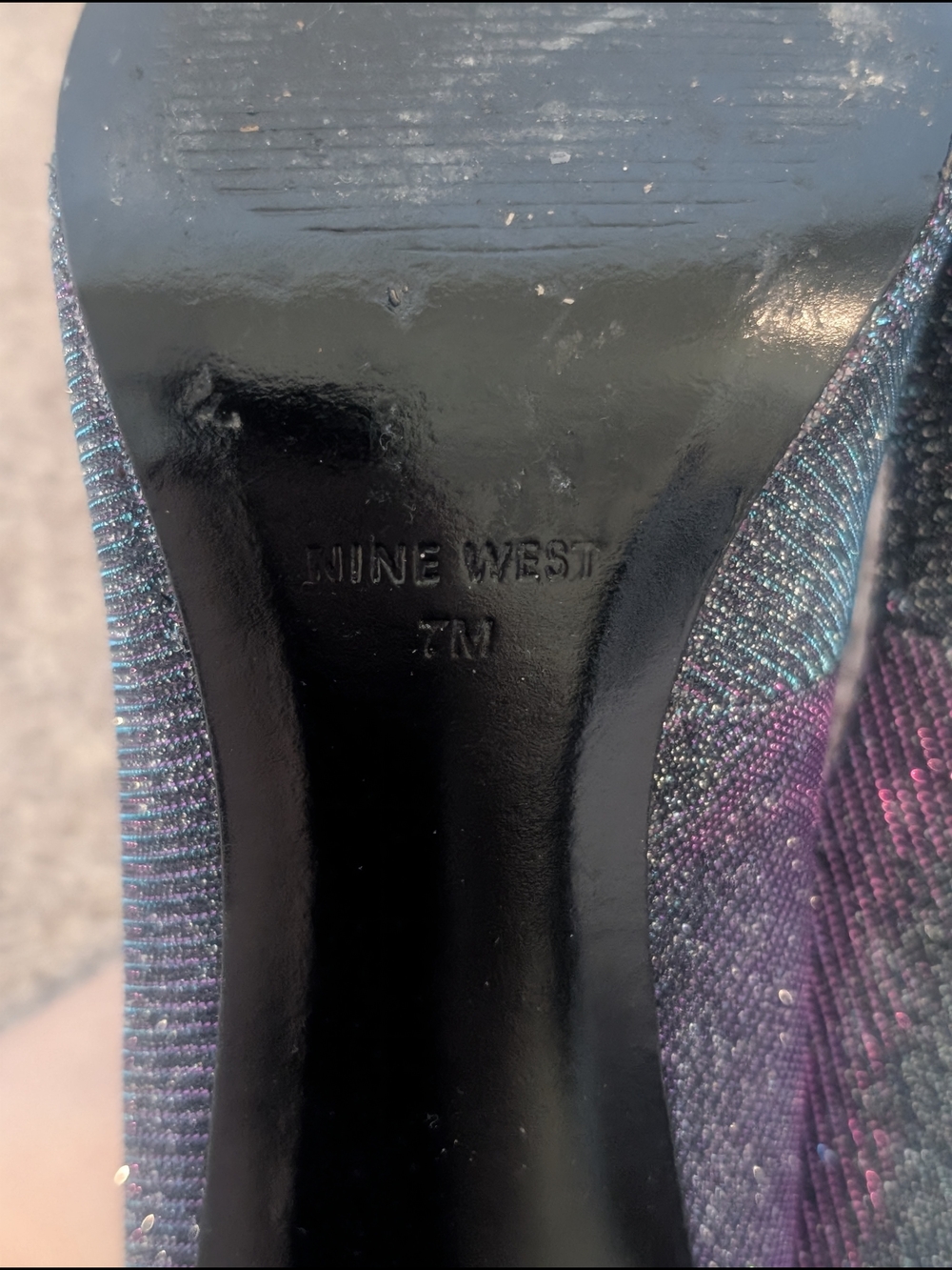 Nine West Pointed Toe Pumps 7m - Picture 5 of 5